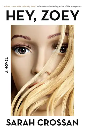 A book cover where the image is of a simulacrum of feminiity.